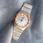 ساعت امگا کانسلیشن زنانه رزگلد سیلور