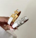 دستبند هرمس پهن قفل اصلی کد0346