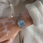 ساعت کاسیو زنانه دیجیتالی صفحه آبی