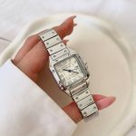 ساعت کارتیر زنانه سانتوز صفحه سیلور