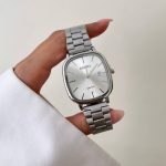 ساعت کاسیو مردانه old money صفحه سفید بند سیلور