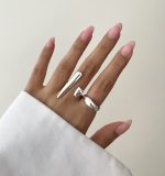 پک انگشتر کد0346 آب نقره - Image 4