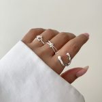 پک انگشتر کد0346 آب نقره - Image 5