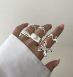 پک انگشتر کد0358 آب نقره - Image 2