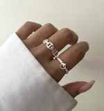 پک انگشتر کد0358 آب نقره - Image 5