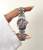 ساعت رولکس زنانه صفحه جگری صدفی - Image 2