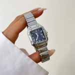 ساعت کارتیر زنانه صفحه سورمه ای