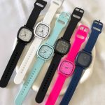 ساعت سیلیکونی صفحه مربع