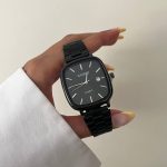 ساعت کاسیو old money بزرگ مشکی صفحه مشکی