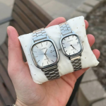 ست ساعت کاسیو old money صفحه سفید بند سیلور