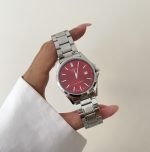 ساعت کاسیو مردونه vintage صفحه قرمز