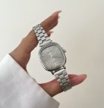 ساعت کاسیو زنانه old money صفحه طوسی