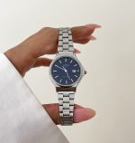 ساعت کاسیو زنانه vintage صفحه سورمه ای - Image 2