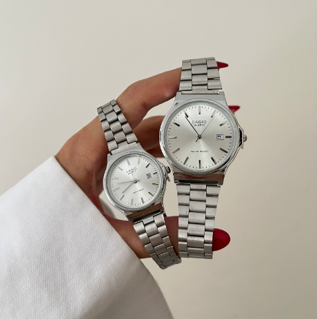 ست ساعت کاسیو vintage صفحه سفید