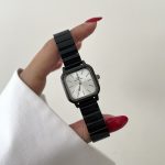 ساعت DW بند مشکی کرکره ای