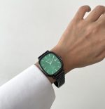 ساعت کاسیو old money صفحه سبز بند مشکی - Image 5