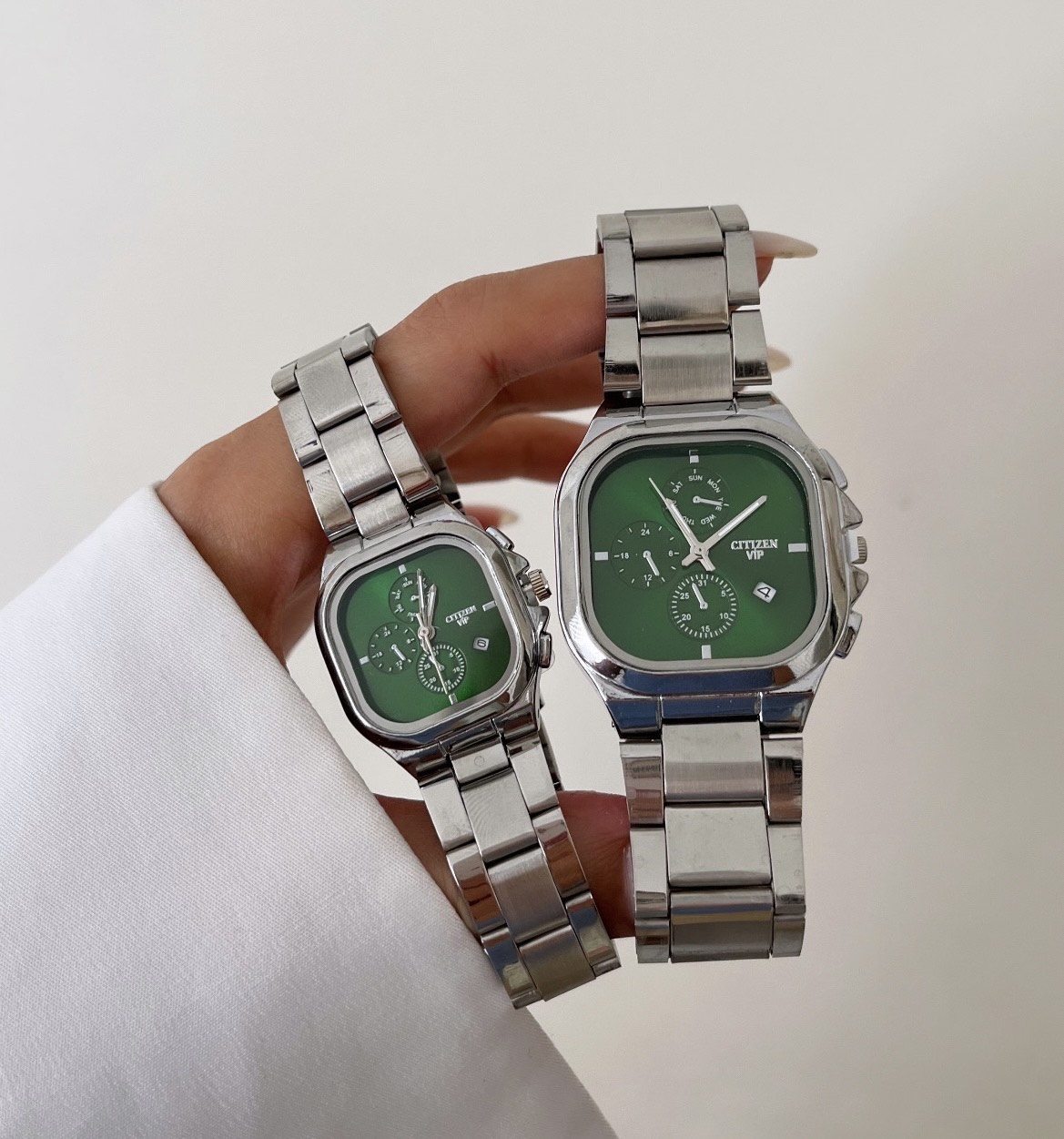 9ED25668-9D5E-47A5-8BFC-7D8B43F881A3 ست ساعت سیتیزن بند سیلور - Image 1