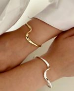 دستبند موج طلایی - Image 2