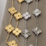 گردنبند ونکلیف تراش دار 10گل