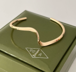 دستبند موج طلایی