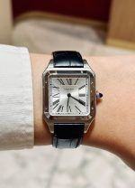 ساعت کارتیر زنانه دموند بند چرمی سایز مدیوم - Image 2