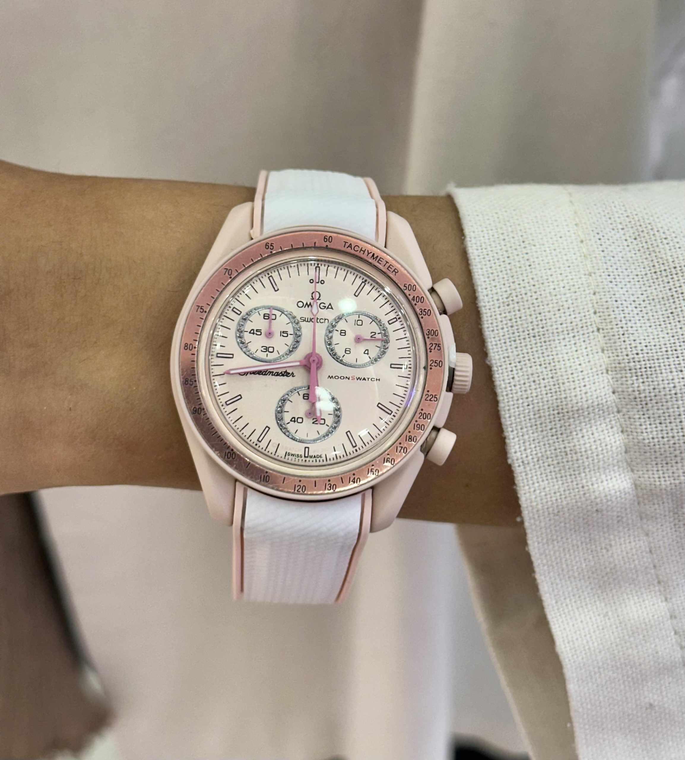 IMG_8180 ساعت مچی امگا سواچ Omega Swatch Mission to Venus بدنه سرامیکی - Image 1