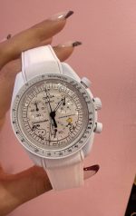 ساعت مچی امگا سواچ Omega Swatch Mission To The Moon طرح اسنوپی بدنه سرامیکی - Image 2