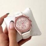 ساعت مچی امگا سواچ Omega Swatch Mission to Venus بدنه سرامیکی بند برزنتی