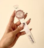 ساعت مچی امگا سواچ Omega Swatch Mission to Venus بدنه سرامیکی بند برزنتی - Image 3