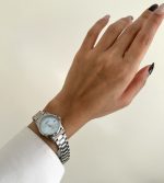 ساعت کاسیو زنانه اندکس نگین دار صفحه آبی - Image 3