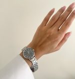 ساعت DW بند حصیری صفحه مشکی - Image 2