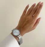 ساعت DW بند حصیری صفحه آبی - Image 3