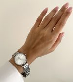 ساعت DW بند حصیری صفحه سیلور - Image 3