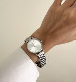 ساعت DW بند حصیری صفحه سیلور - Image 2