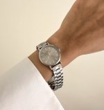 ساعت DW بند حصیری صفحه شامپاینی - Image 2