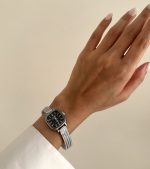 ساعت کاسیو صفحه تراش دار بند پوست ماری - Image 5