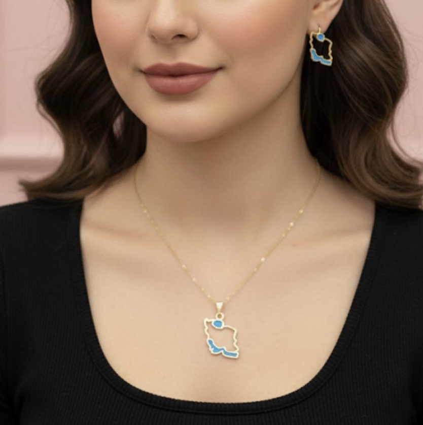 IMG_4671 گردنبند و گوشواره ایران - Image 1