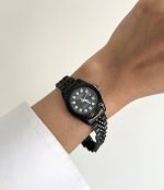 ساعت رولکس صفحه مشکی بند مشکی - Image 3