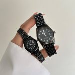 ساعت رولکس صفحه مشکی بند مشکی