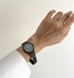 ساعت کاسیو گرد صفحه سبز بند مشکی - Image 2