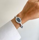 ساعت کارتیه بنگلی کپی صفحه مشکی نقره ای - Image 4