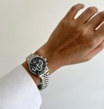 ساعت سیتیزن صفحه مشکی بند سیلور - Image 2