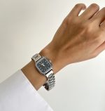 ساعت کاسیو صفحه مربع بند حصیری - Image 4