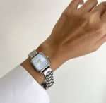 ساعت کاسیو صفحه مربع بند حصیری - Image 6