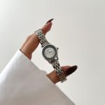 ساعت نایدو صفحه گرد بند حصیری