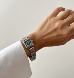 ساعت کارتیه کپی بند حصیری - Image 9