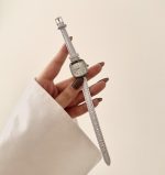 ساعت نایدو صفحه مربع بند چرمی - Image 2